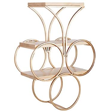 Imagem de Prateleiras de canto, prateleiras flutuantes montadas na parede, processo de pintura, 3 camadas, decoração de parede, prateleira, prateleira de parede, forte capacidade de carga, grande suporte de