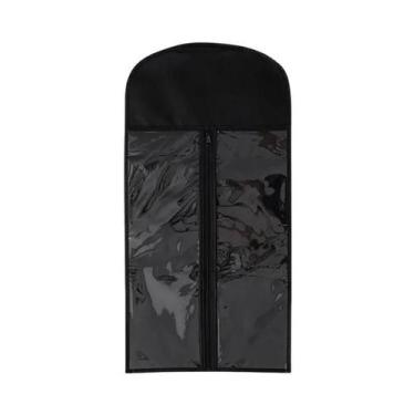 Imagem de Conjunto De Bolsas Para Armazenamento De Perucas Pretas Com Cabide Par