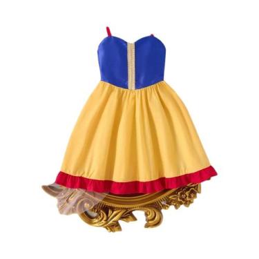 Imagem de Vestidos De Moda Para Meninas De 2 a 10 Anos, Vestidos Casuais Brancos