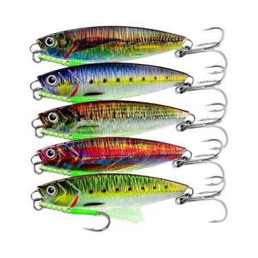 Imagem de Isca Artificial De Metal Com Glitter De 7.8cm E 40g, Isca De Lançament