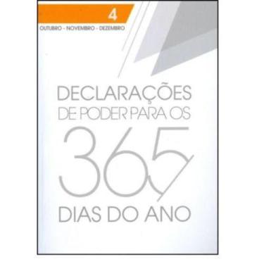 Imagem de Declarações de Poder Para os 365 Dias do Ano: Outubro, Novembro, Dezem