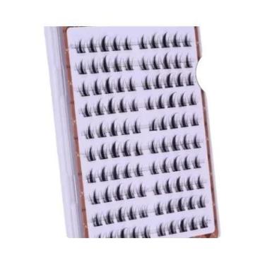 Imagem de Cílios Postiços Estilo Manga DIY Autoadesivos Em Cacho, 10 Fileiras, S