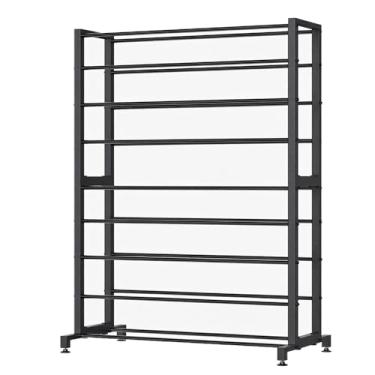 Imagem de Rack de filamento para impressora 3D, prateleira de armazenamento de filamentos resistentes de 7 níveis, organizador de aço reforçado para bobinas de TPU ABS PLA PETG, ajustável para filamentos de 200