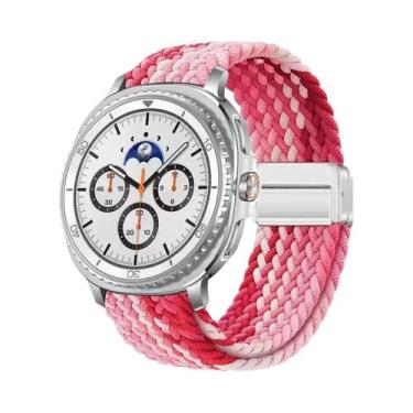 Imagem de Pulseira Magnética De Nylon Trançado Solo Loop De 40mm 44mm 46mm Para 