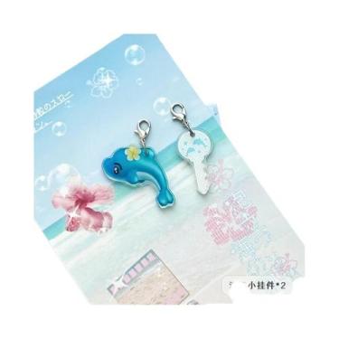 Imagem de Organizador De Verão A7 Trifold Em PVC Azul Oceano Com Divisórias E Ac