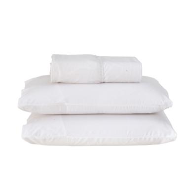 Imagem de Jogo de Lençol Queen 140 fios Dia a Dia Branco Valle Enxovais 3 peças