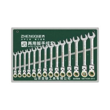 Imagem de Conjunto De Chaves Combinadas De Catraca Ativa De Dupla Utilização Par