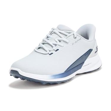 Imagem de Skechers Tênis de golfe masculino Pure Slip-in Arch Fit Sikeless, Cinza/azul-marinho, 8.5 Wide