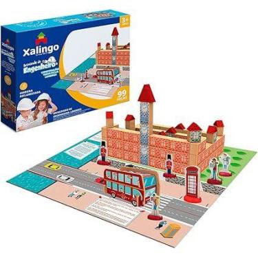 Imagem de Brincando de Engenheiro Londres - Jogo de Montagem com 99 Peças de Mad