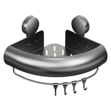 Imagem de Prateleiras de chuveiro de canto, à prova de ferrugem, sem perfuração, organizador de armazenamento - para casa de banho, toalha de cozinha, xampu, corporal, artigos de higiene pessoal