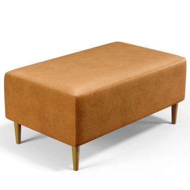 Imagem de Puff Cléo W01 Pés Palito 90 Cm Courissímo Whisky