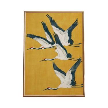 Imagem de Pôster De Arte Em Tela Estilo Asiático Com Tigre Japonês, Peixe Koi, S