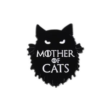 Imagem de Pins De Esmalte E Broches De Gatinhos Com Tema Gema Mãe Das Gatas, Est