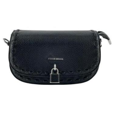 Imagem de Bolsa Feminina Focus Pequena Tiracolo Com Acessório e Alça-Feminino