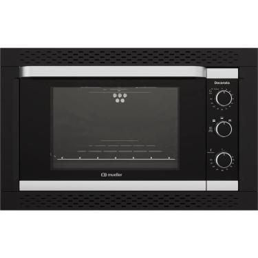 Imagem de Forno Elétrico de Embutir Mueller 44 Litros Decorato Preto G3 - 220V
