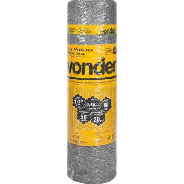 Imagem de Tela Metálica Viveiro Hex Malha 1/2'' BWG26 0,8m 50m Vonder
