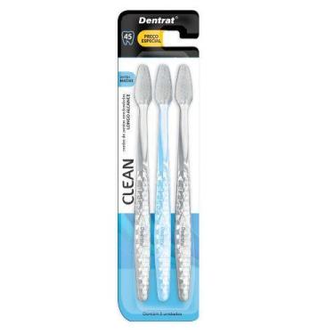 Imagem de Escova dentrat nova adulto clean kit c/3