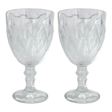 Imagem de 02 Unidades de Taças Vidro Transparente Diamante Class 330ml - CLASS H