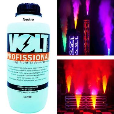 Imagem de Líquido Fluído Para Máquina De Fumaça Profissional Sabor Neutro 1 Litr