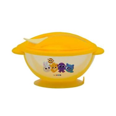 Imagem de Kit Refeição Bowl C/ Tampa E Talher Bolofofos - 300ml - Zoop - Zoop To