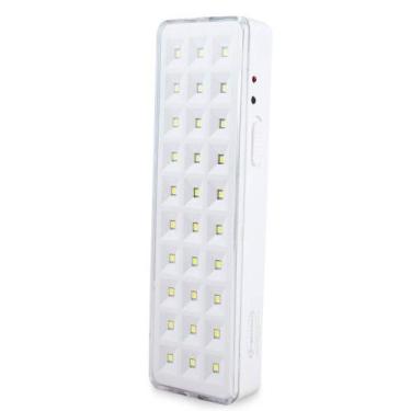 Imagem de KIT C/ 2 Luminária Luz De Emergência Recarregável 30 Led Segurimax