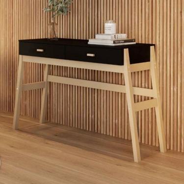 Imagem de Aparador Premium 2 Gavetas Preto/Naturall - Tebarrot