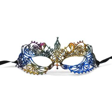 Imagem de Máscara de cosplay Party Gilding Princess, decoração de Halloween - yi