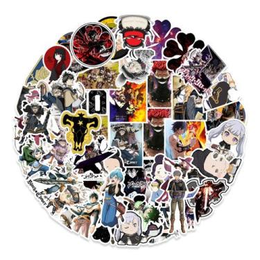 Imagem de Adesivo Anime Blacks Clovers Vinyl Cartoon Anime 50 unidades - yiweisa