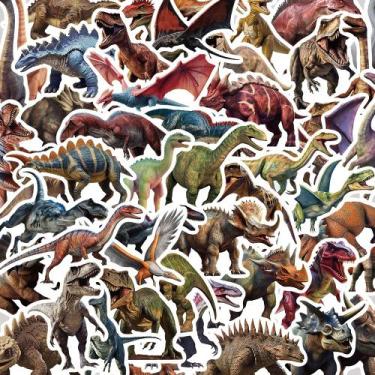 Imagem de Adesivos Jurassics Dinosaurs em vinil impermeável 50 unidades/lote - y