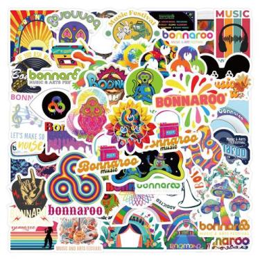 Imagem de Adesivos Bonnaroos Waterproof Vinyl Anime 60 unidades/lote 5-7 cm - yi