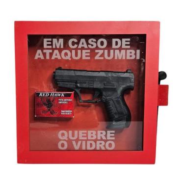 Imagem de Quadro 3d Quebre o Vidro Resident Evil Apocalipse Zumbi Geek Gamer Dec