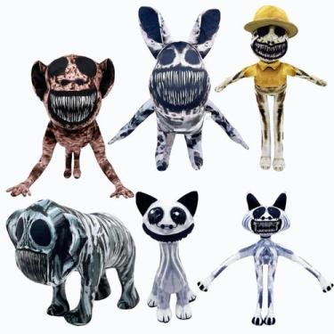 Imagem de Brinquedo de pelúcia Zoonomaly Monster Blue Cat Yellow Bird Green Rabb