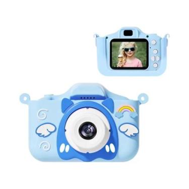 Imagem de Câmera Mini HD 1080P Para Crianças Em Formato De Gato Com Capa De Sili