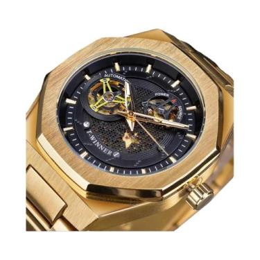 Imagem de Relógio Mecânico Automático De Luxo Masculino De Alta Qualidade Estilo