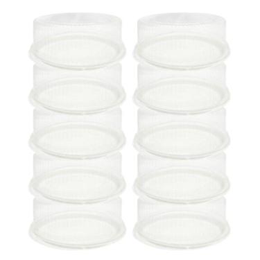 Imagem de Kit 50 Unidades Embalagem Plástica Multiuso Redonda Bolo Torta Doce Mo