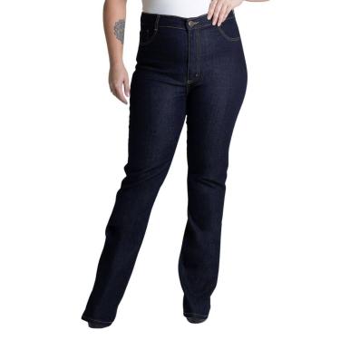Imagem de Calça Jeans Sawary Plus Size Bootcut - 275222 - Azul escuro 54-Feminino