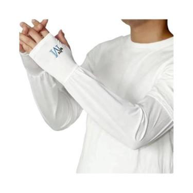 Imagem de Luvas De Proteção Solar Masculinas Leves Com Proteção UV, Mangas Elást