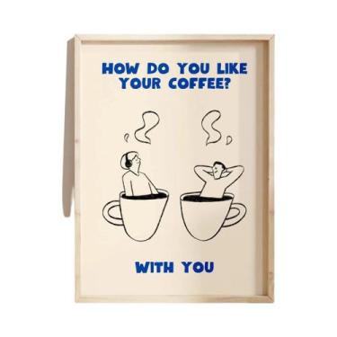 Imagem de Pôster De Arte De Parede Minimalista Espanhol but First Cafecito Em Te