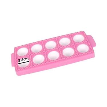 Imagem de Cortador De Tortellini E Ravioli De Alumínio Com 10 Formas, Molde Para