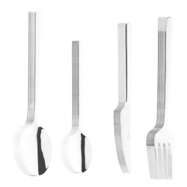 Imagem de Faqueiro 24 Peças Wolff Firenze de Aço Inox