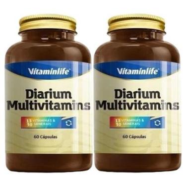 Imagem de Kit 2X Diarium Multivitamínico - 60 Cápsulas - VitaminLife-Masculino