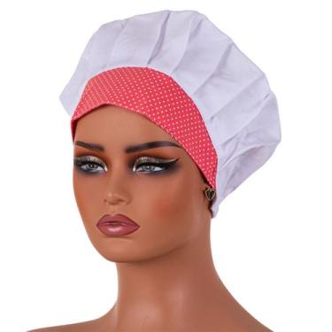 Imagem de Touca Gorro Para Chef Cozinha Unissex Estampas Variadas Cores Outlet D