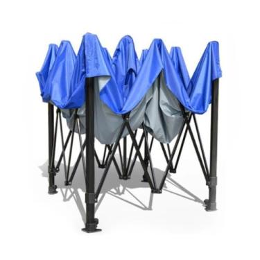 Imagem de Tenda Gazebo Sanfonada Articulada 3x3 - Barraca de Praia Dobrável para Camping, Festas e Eventos