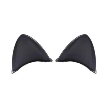 Imagem de Adesivos Decorativos De Orelhas De Gato Coloridas Para Capacete De Mot