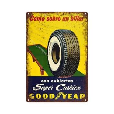 Imagem de Placa De Metal Vintage Para Motocicleta E Carro, Com Tema De Óleo E Ga
