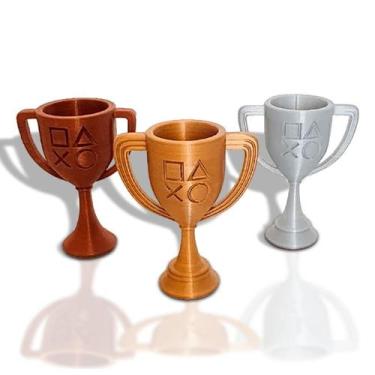 Imagem de Troféus PSN Network - Kit 3 unid - Tam G - 3D Think BR