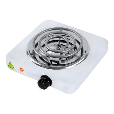 Imagem de Fogareiro Elétrico 1 Boca Branco 1000W 220V Em Casa Tem