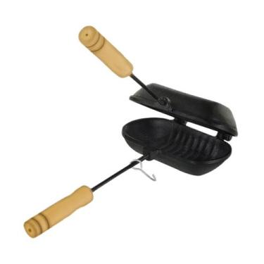 Imagem de Sanduicheira Antiaderente Simples 1 Pão Francês 15x10cm - Alumínios Vi