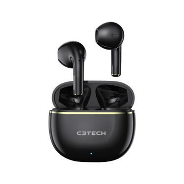 Imagem de Fone de Ouvido C3tech EP-TWS-30BK com Microfone Integrado e Função Touch Bluetooth 5.1...