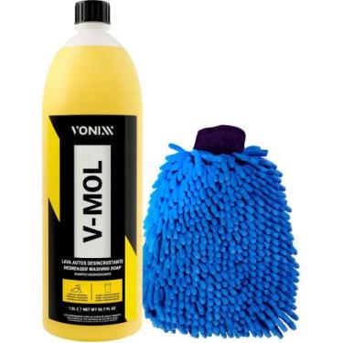 Imagem de Shampoo Automotivo Neutro Vonixx V-MOL 1,5L Com Luva Microfi - Congrat